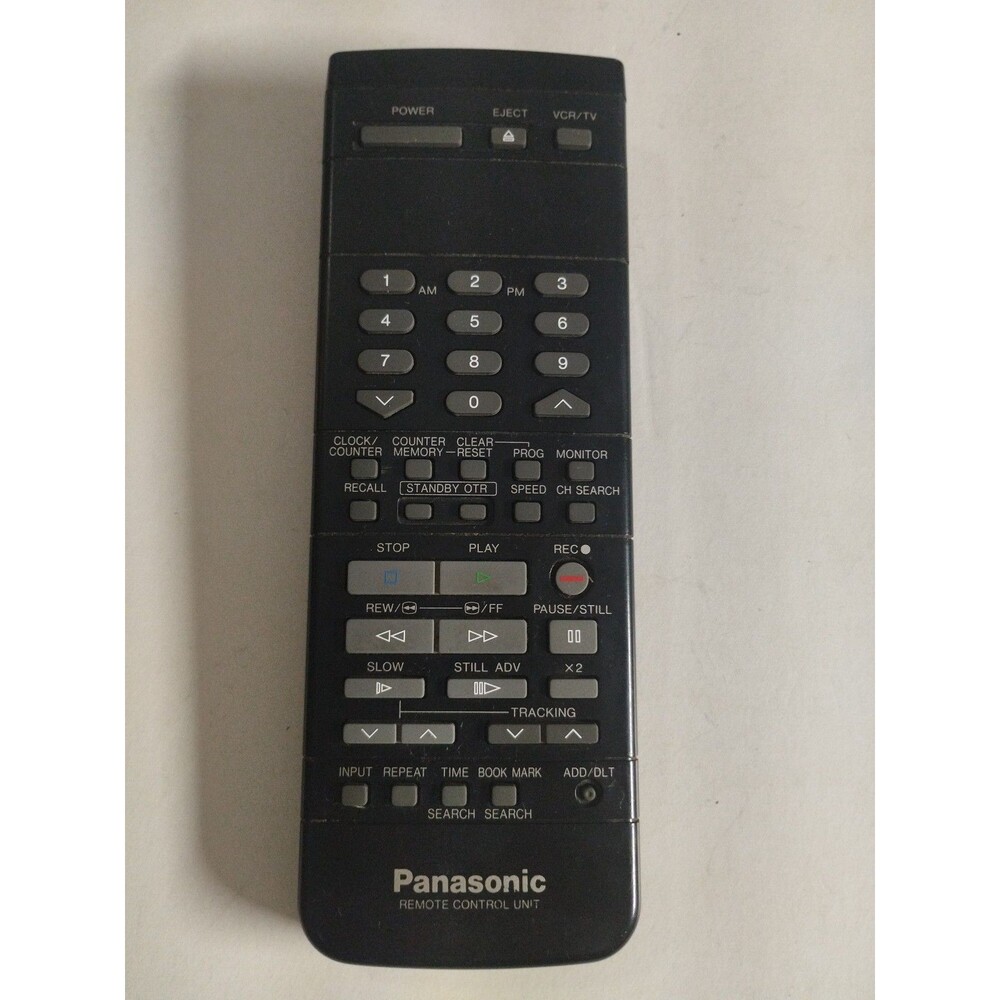 OEM Panasonic VSQS1050 VCR Remote Control - Tested & Works